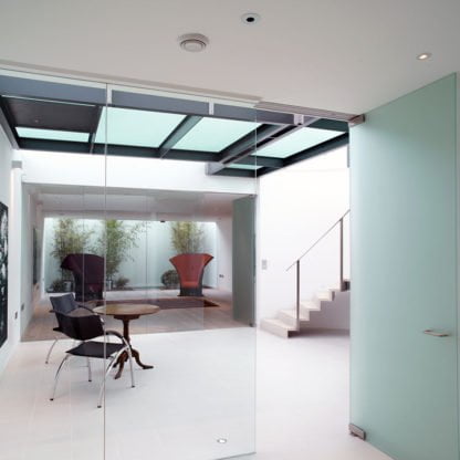 glass wall and partition